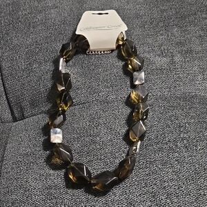 Coldwater Creek‎ Black and Gold Bohemian Necklace
